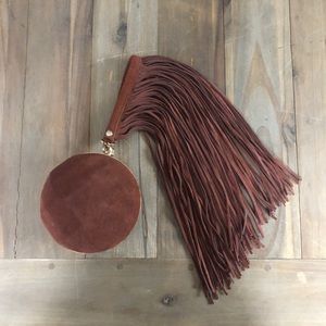 BCBG Round wristlet Resort Purse